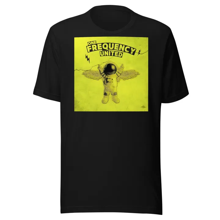 One Frequency United Astronaut Logo Tee, front