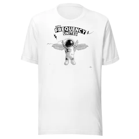One Frequency United Black Ink Logo Tee, product photo
